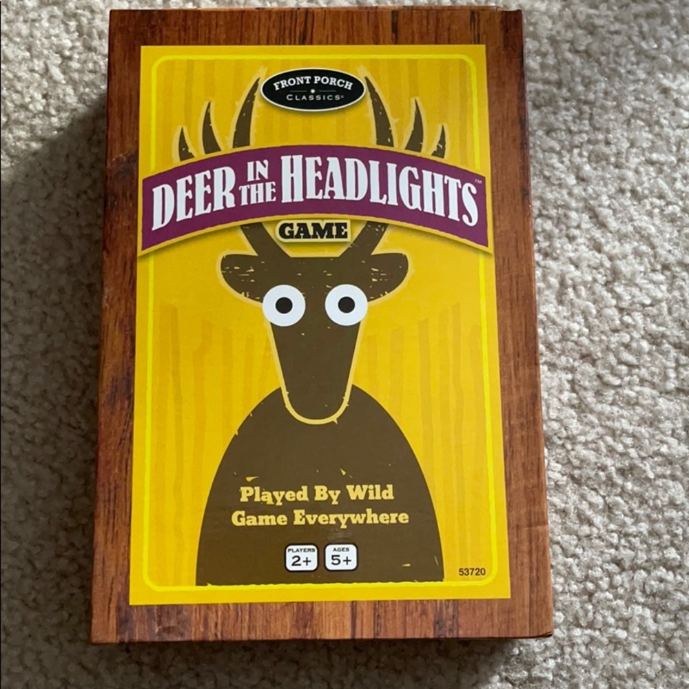 Deer in the Headlights game- never used